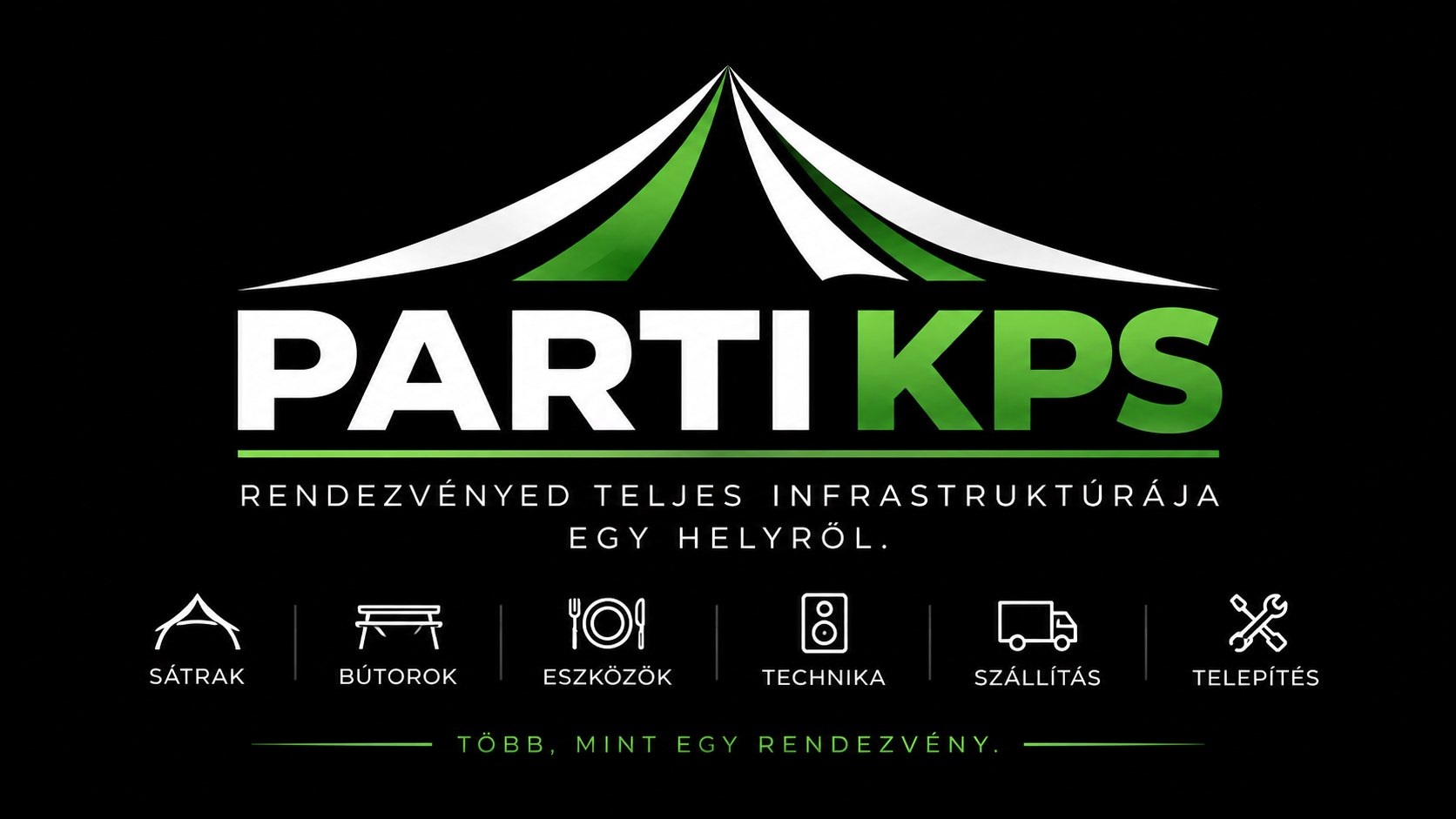 Parti KPS – Rendezvényed teljes infrastruktúrája egy helyről.